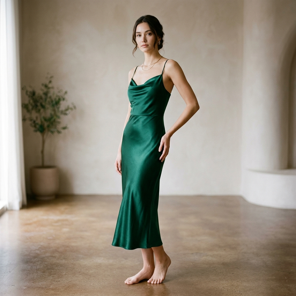 Vestido Lencero Seda